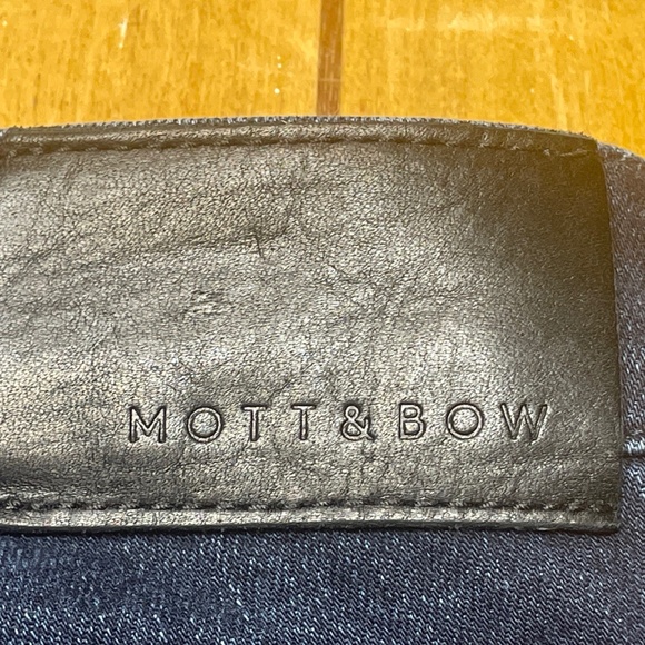 Mott and Bow Straight Staple Jeans 36x32 Dark Wash Denim - Picture 11 of 16